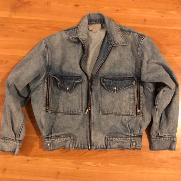 Jason Wu Jackets & Blazers - Jason Wu Grey Oversized denim jacket